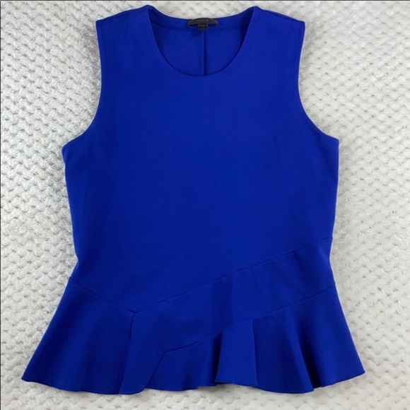 J. Crew Tops - J. Crew Structured Flutter Hem Tank Top